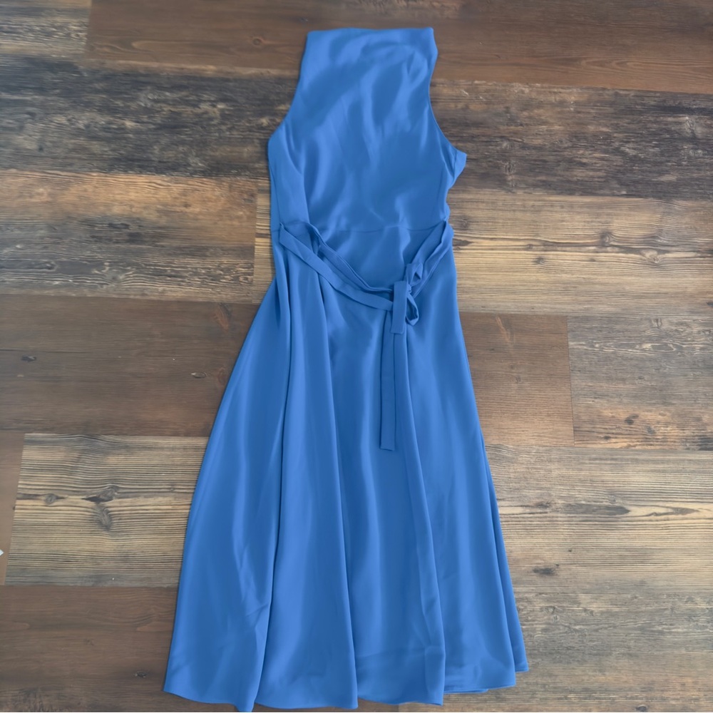 Amanda Uprichard Blue Sleeveless Dress